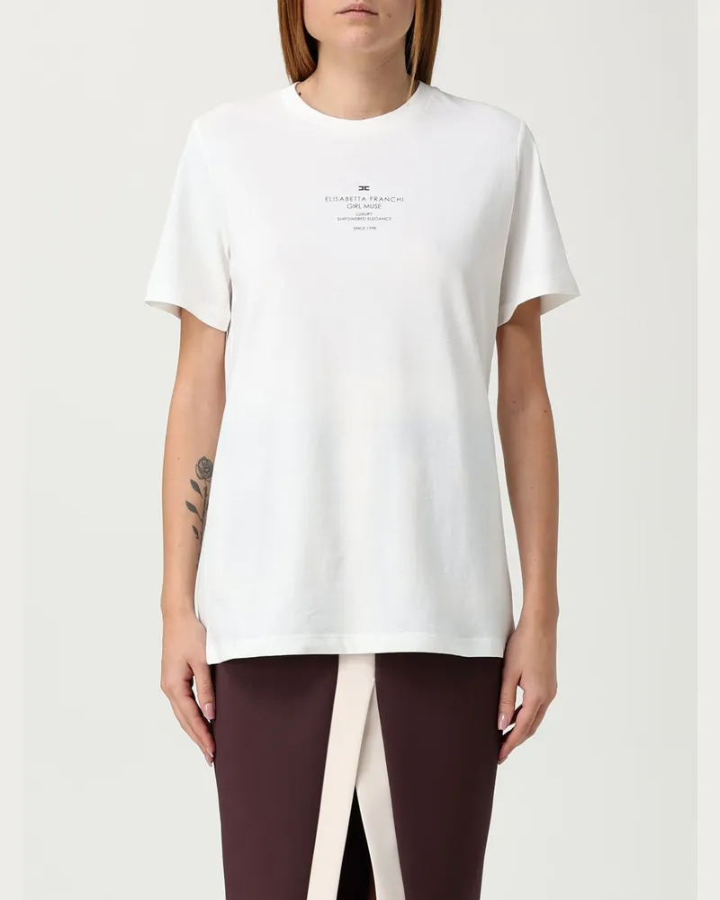 Elisabetta Franchi Pullover damen Weiß