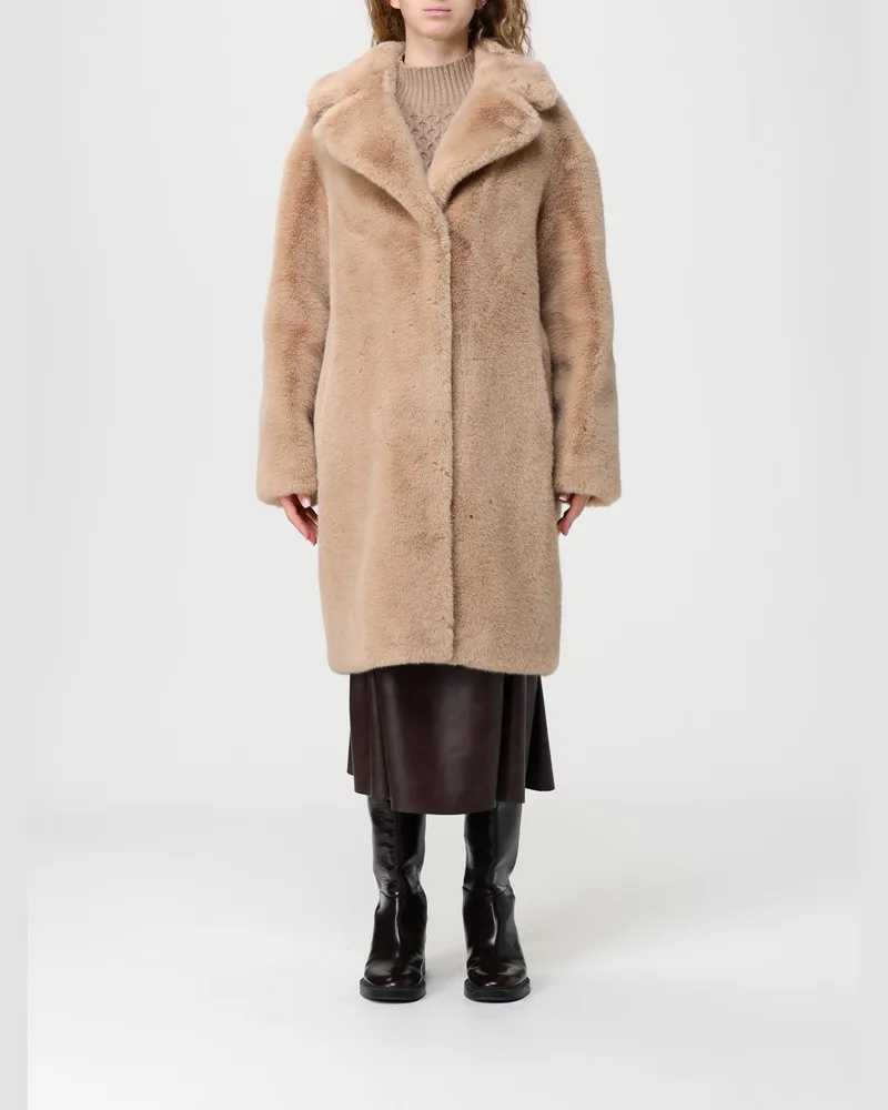 STAND Mantel damen Beige