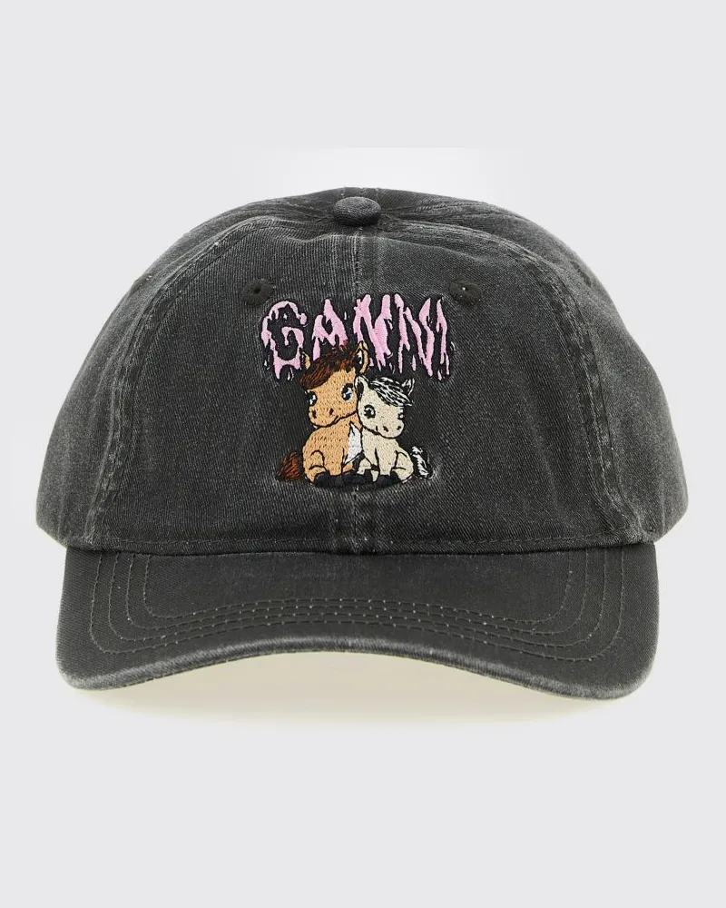 Ganni Hut damen Schwarz