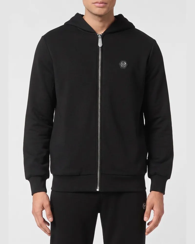 Philipp Plein Skull Kapuzenpullover Schwarz