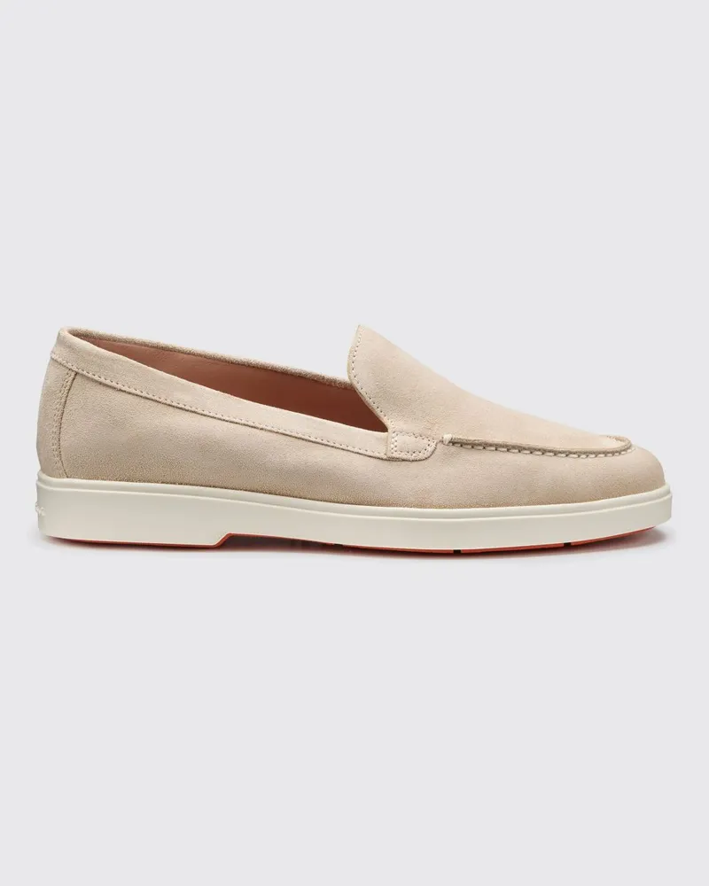 Santoni Schuhe damen Cream