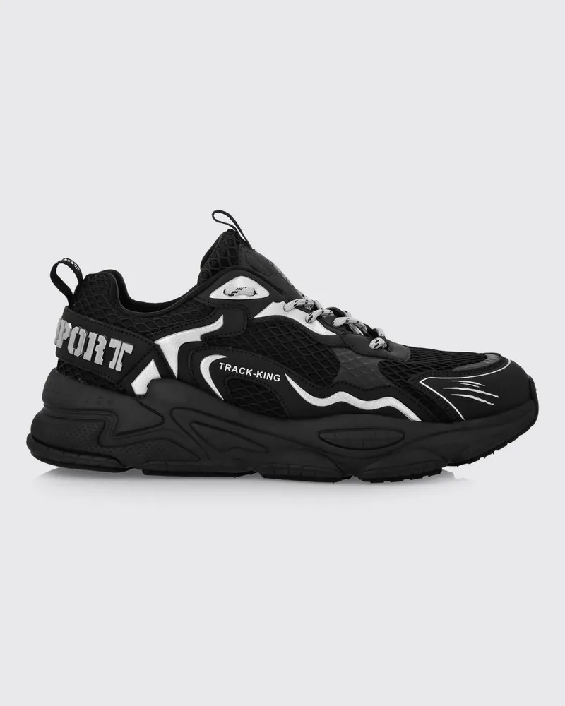 Philipp Plein Gen X.05 Mesh-Sneakers Schwarz