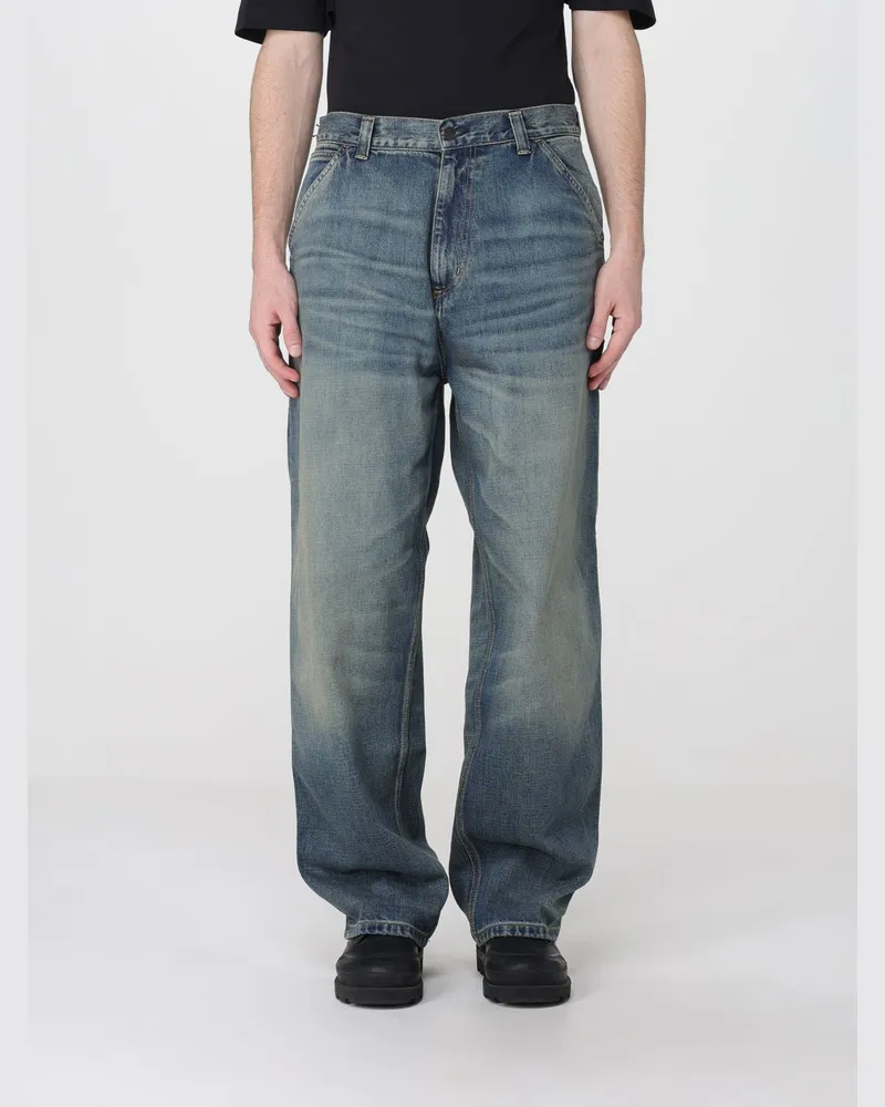 Carhartt WIP Carpenter-Jeans OG Single Knee Pant aus Denim in gerader Passform Blau
