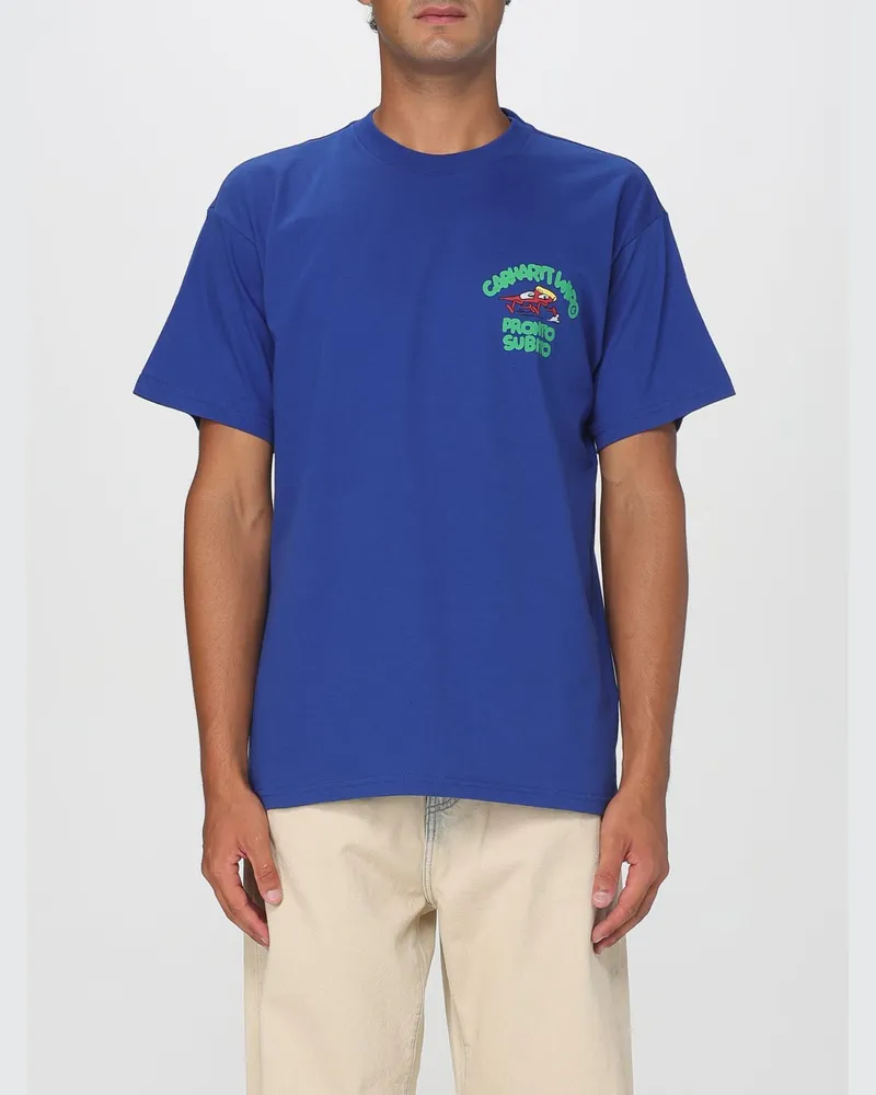 Carhartt WIP T-shirt herren Blau