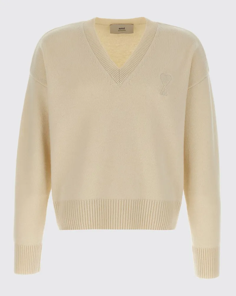 AMI Paris Pullover damen Beige