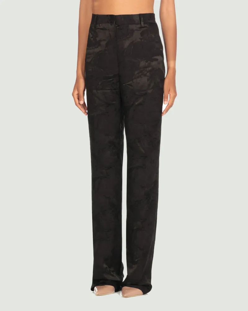 Dries van Noten Hose damen Schwarz
