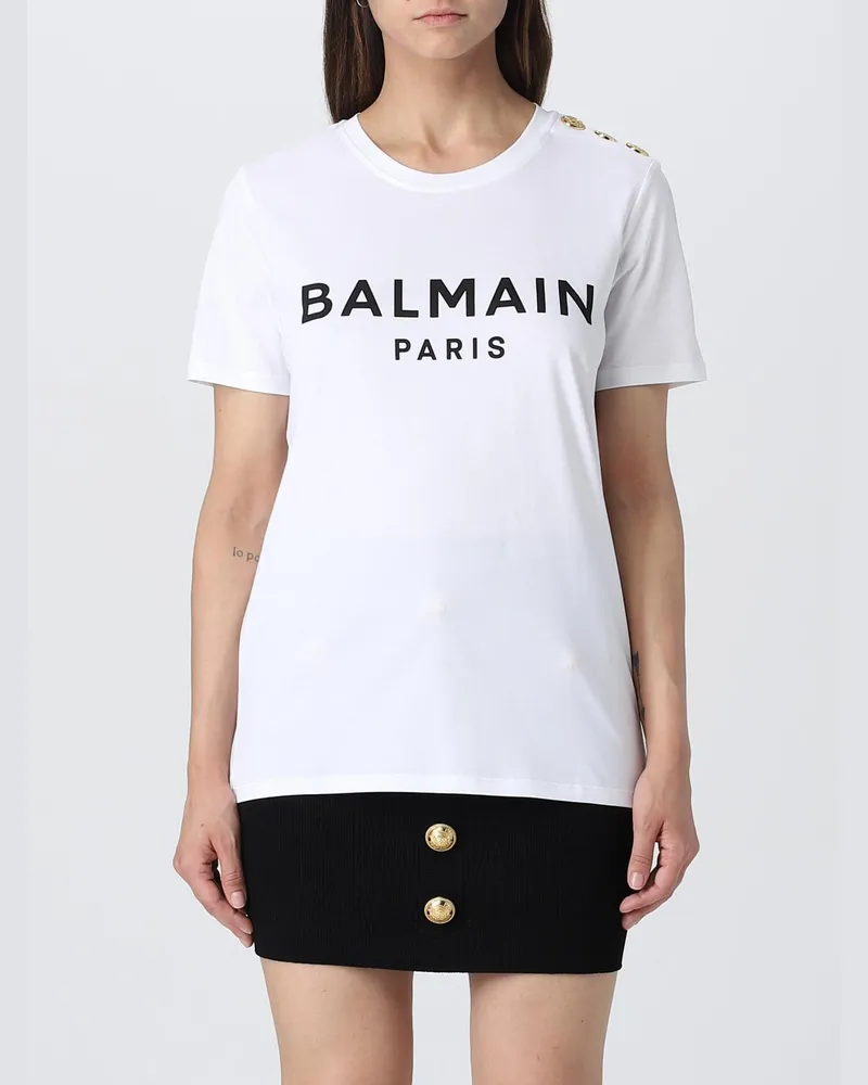 Balmain T-shirt damen Weiß
