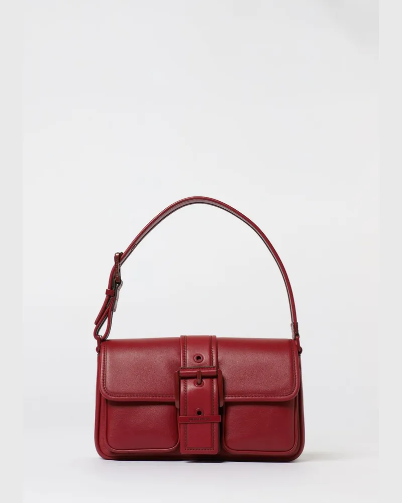 Michael Kors Schultertasche damen Burgunderrot