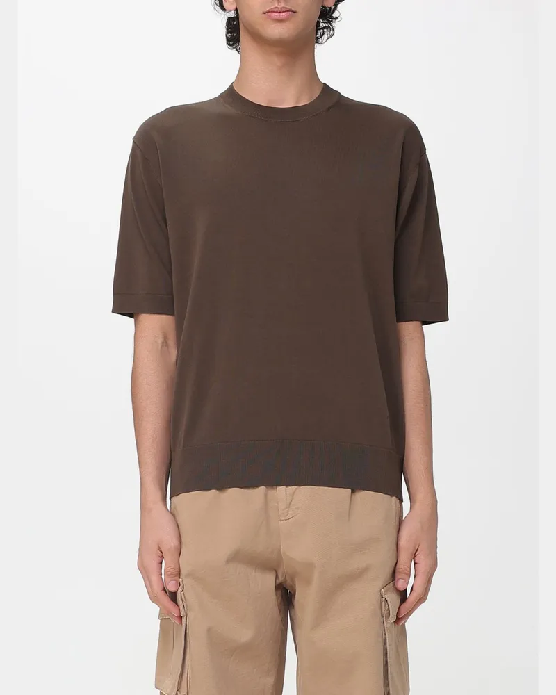 Laneus T-shirt herren Kakao