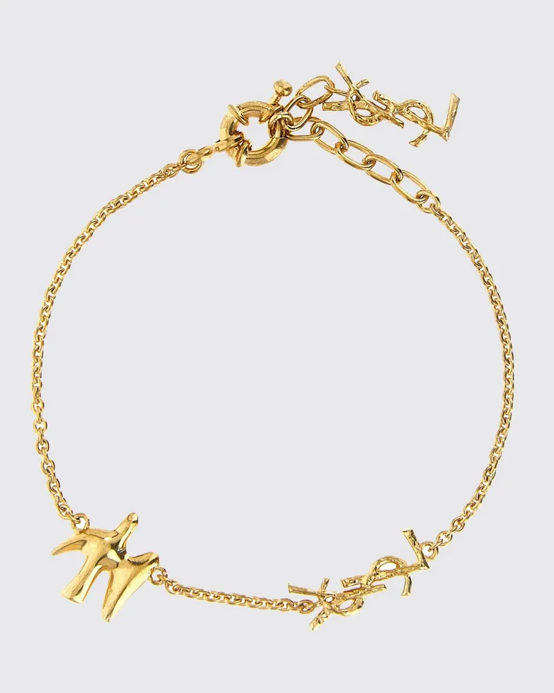Saint Laurent Messing-Armband mit Gold-Finish Gold