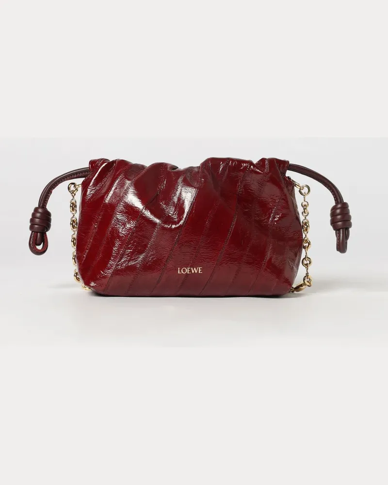 Loewe Tragetasche damen Burgunderrot