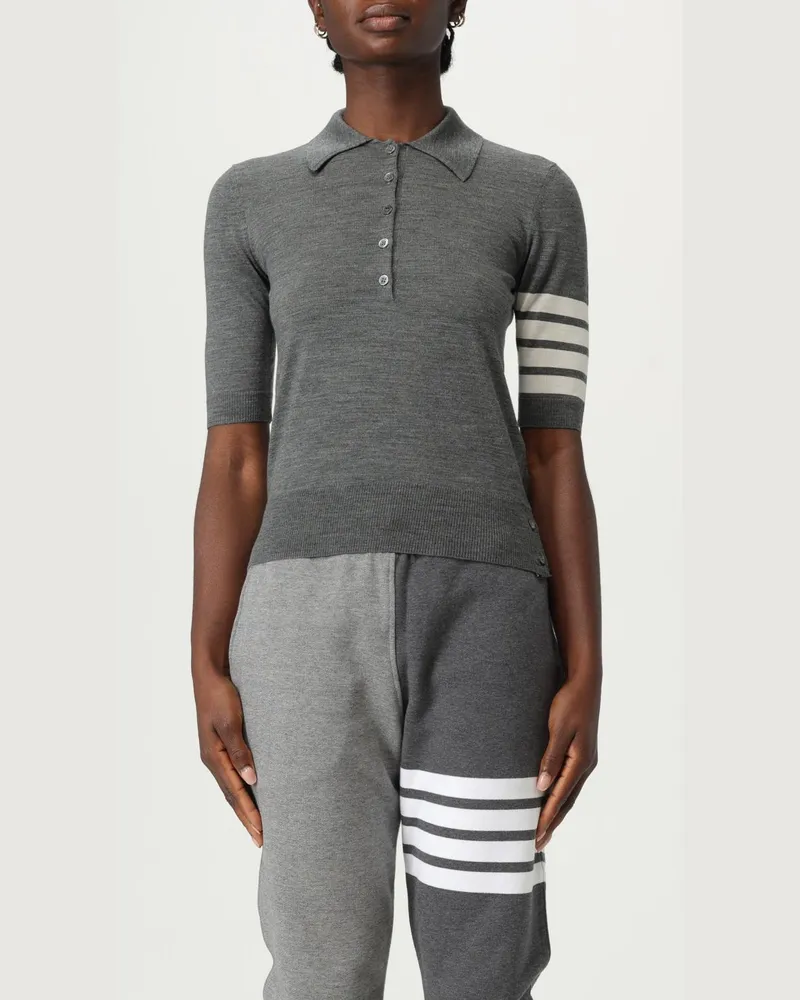 Thom Browne Polo damen Grau