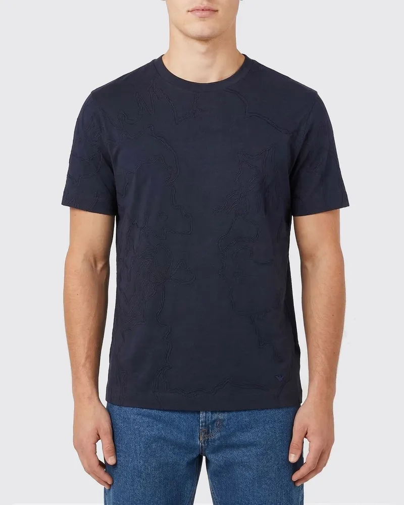 Emporio Armani T-shirt herren Blau
