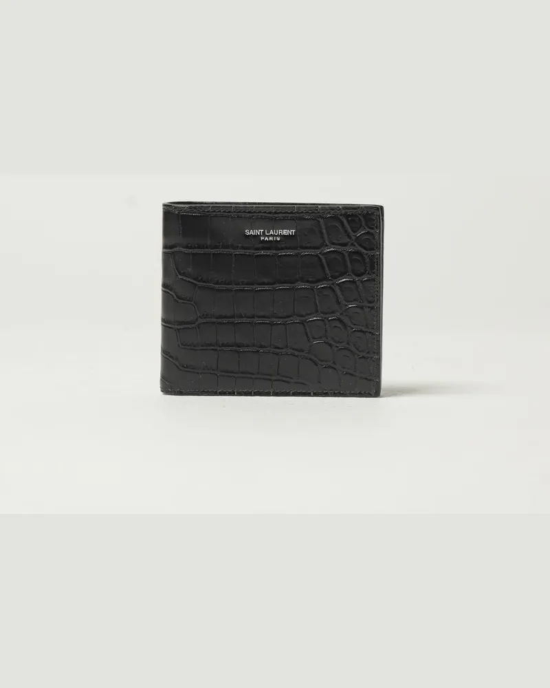 Saint Laurent Portmonnaie herren Schwarz