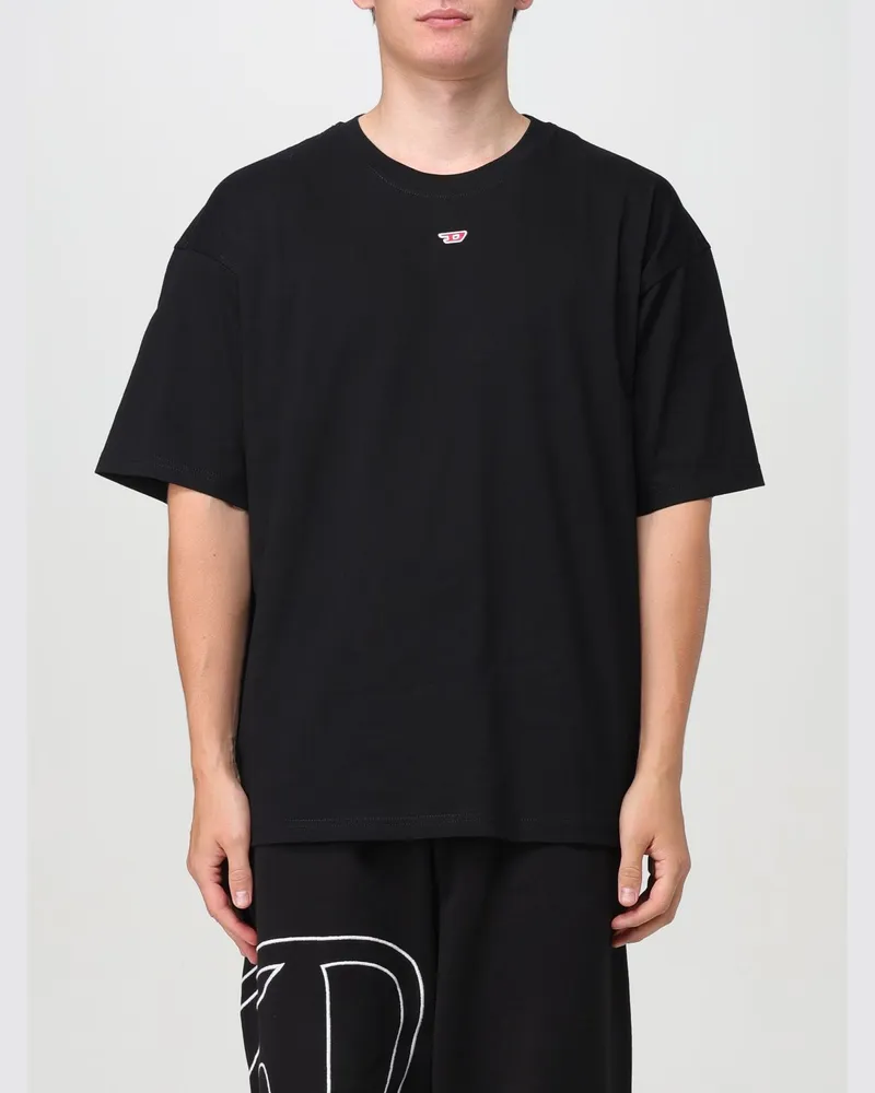 Diesel T-shirt herren Schwarz