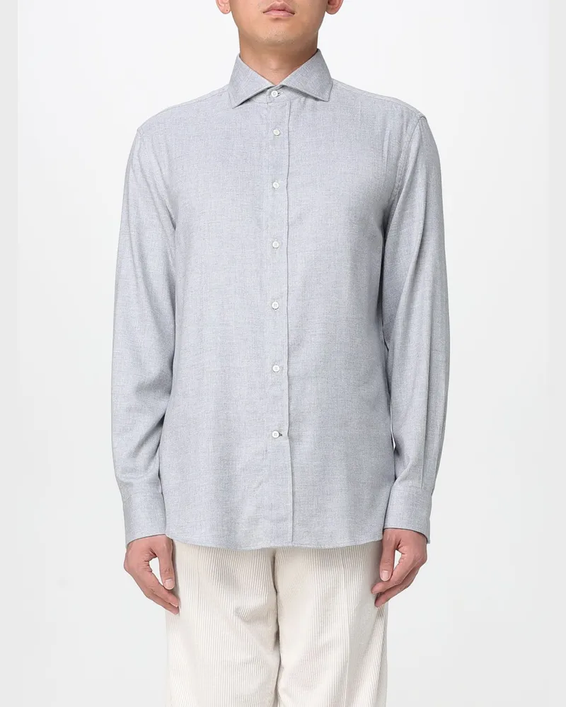 Brunello Cucinelli Hemd herren Grau