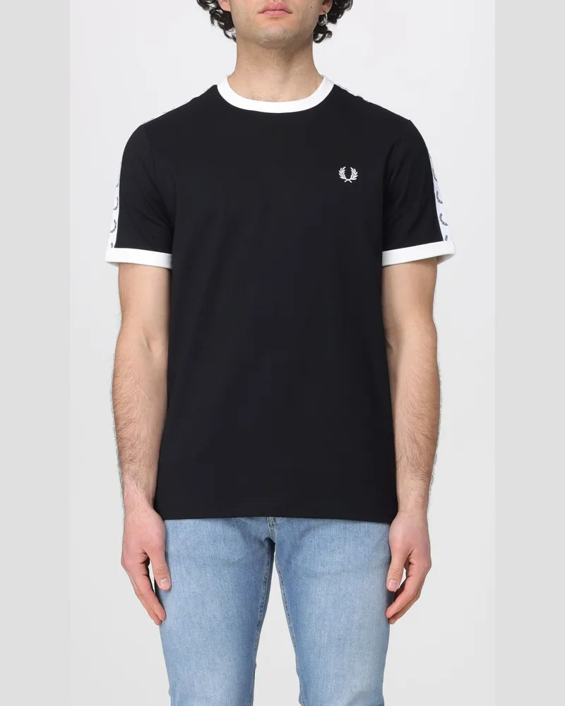 Fred Perry T-shirt herren Schwarz