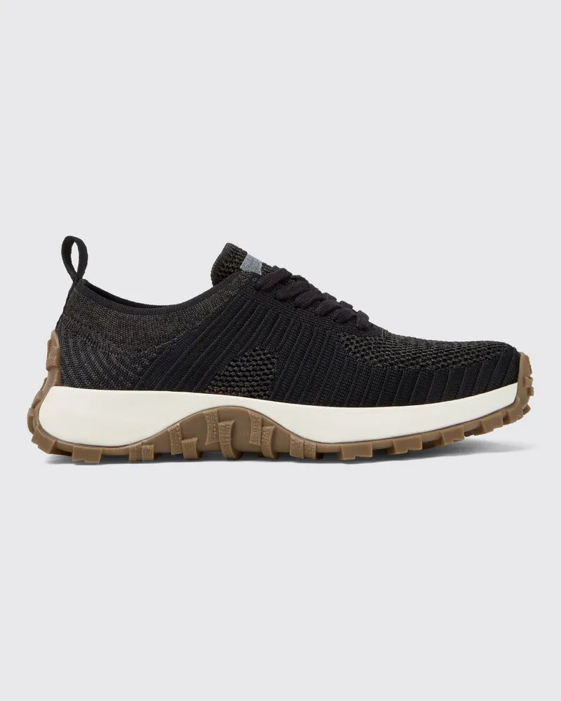 Camper Drift Trail Low-Top-Sneaker aus recyceltem PET mit Vibram-Gummisohle Schwarz