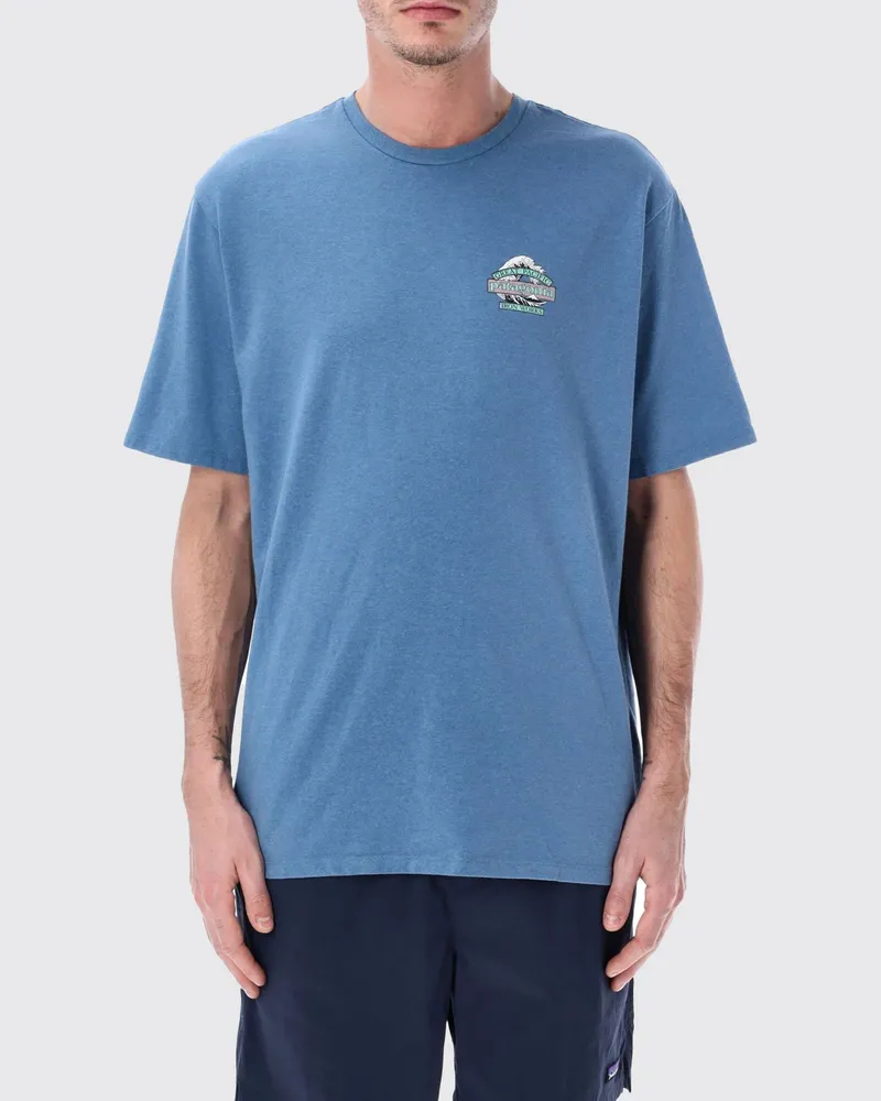 Patagonia T-shirt herren Blau