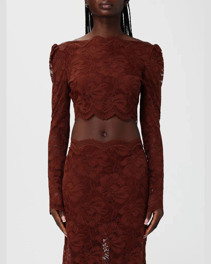 Paco Rabanne Top damen Braun