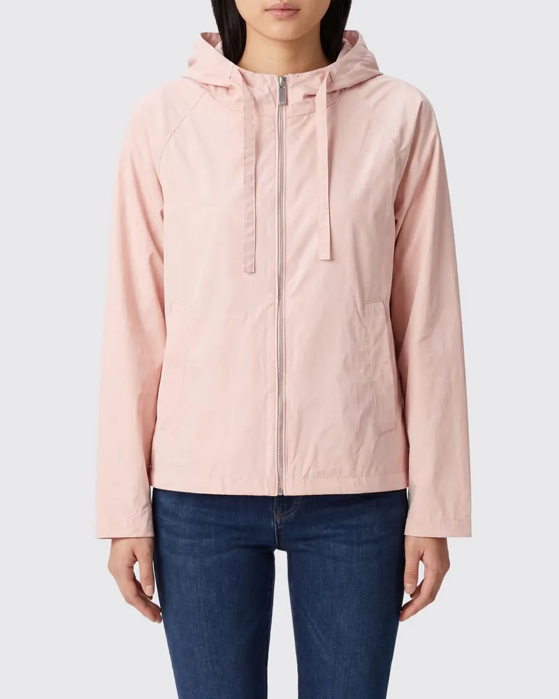 OOF WEAR Kurze Windjacke aus technischem Gewebe mit Kapuze und Reißverschluss Pink