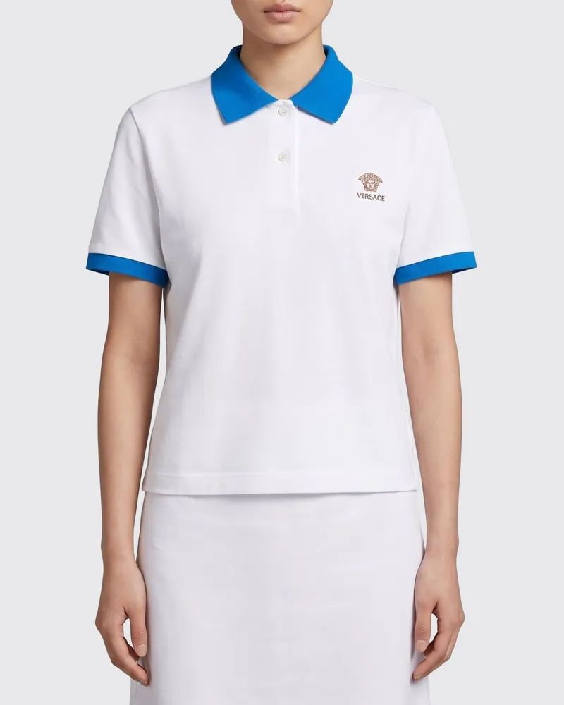 Versace Polo damen Blau