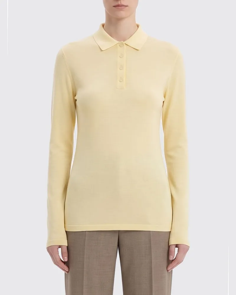 Entire Studios Polo damen Zitronengelb