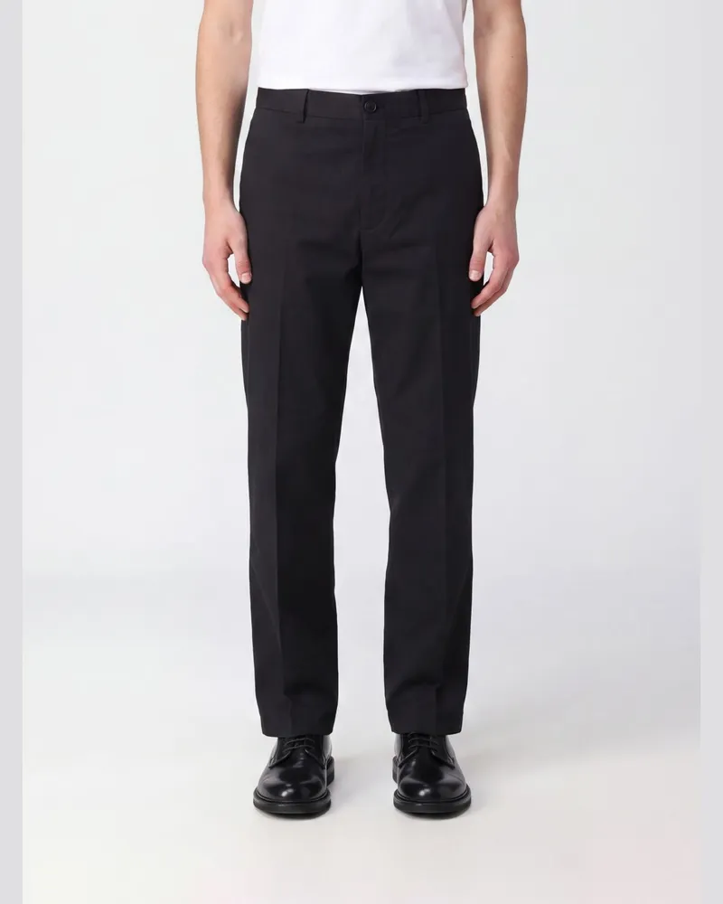 A.P.C. Dylan Straight-Fit Chino-Hose aus Baumwolle mit mittlerer Leibhöhe Schwarz