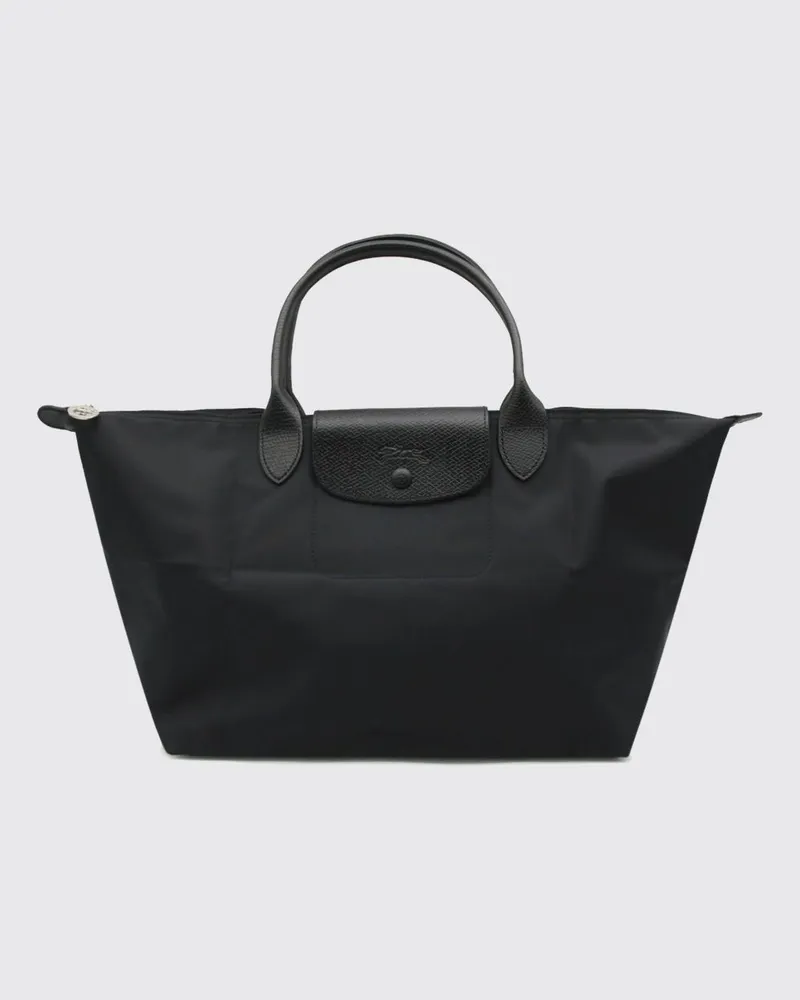 Longchamp Le Pliage One Große faltbare Tragetasche aus recyceltem Nylon Schwarz