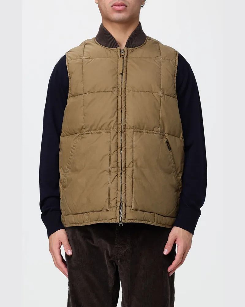 Filson Gesteppte und wattierte Bomberweste Heritage mit gesticktem Logo Braun