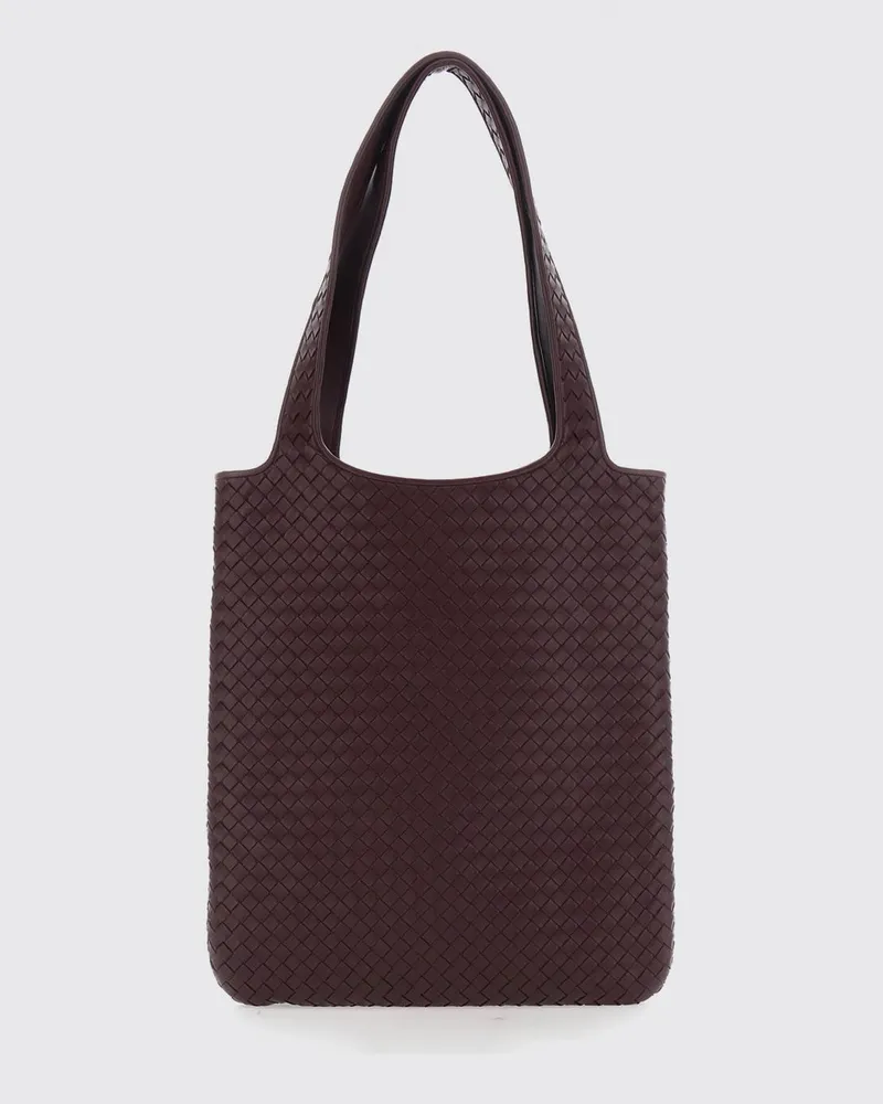 Bottega Veneta Veneto Tote Bag für Herren aus Intrecciato-Nappaleder Mahagoni