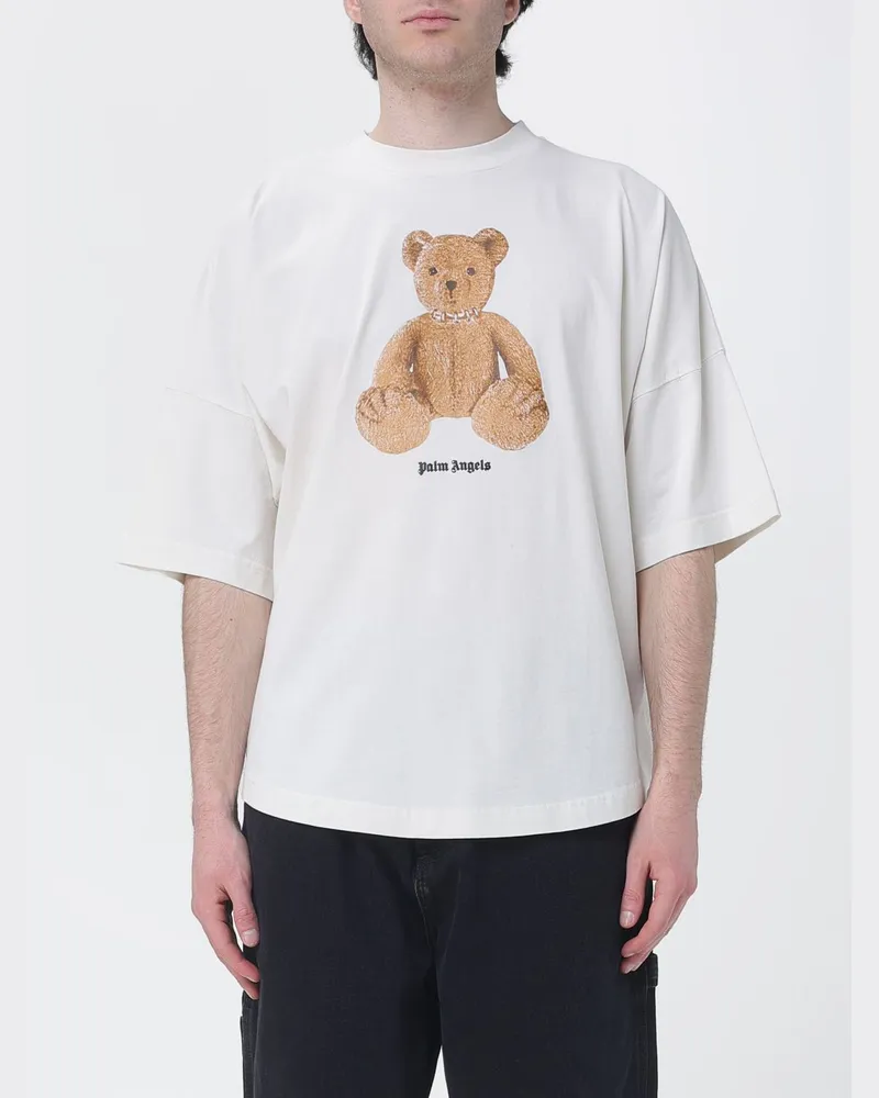Palm Angels T-shirt herren Ivory