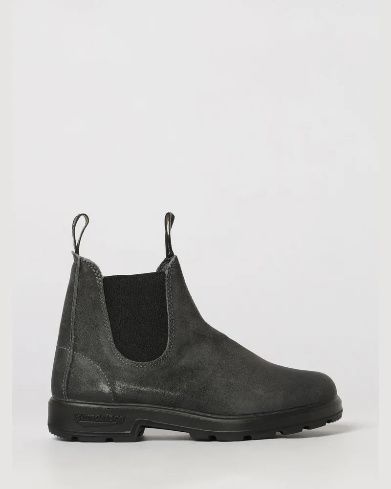BLUNDSTONE 1910 Wasserabweisende Wildleder-Chelsea-Boots Charcoal