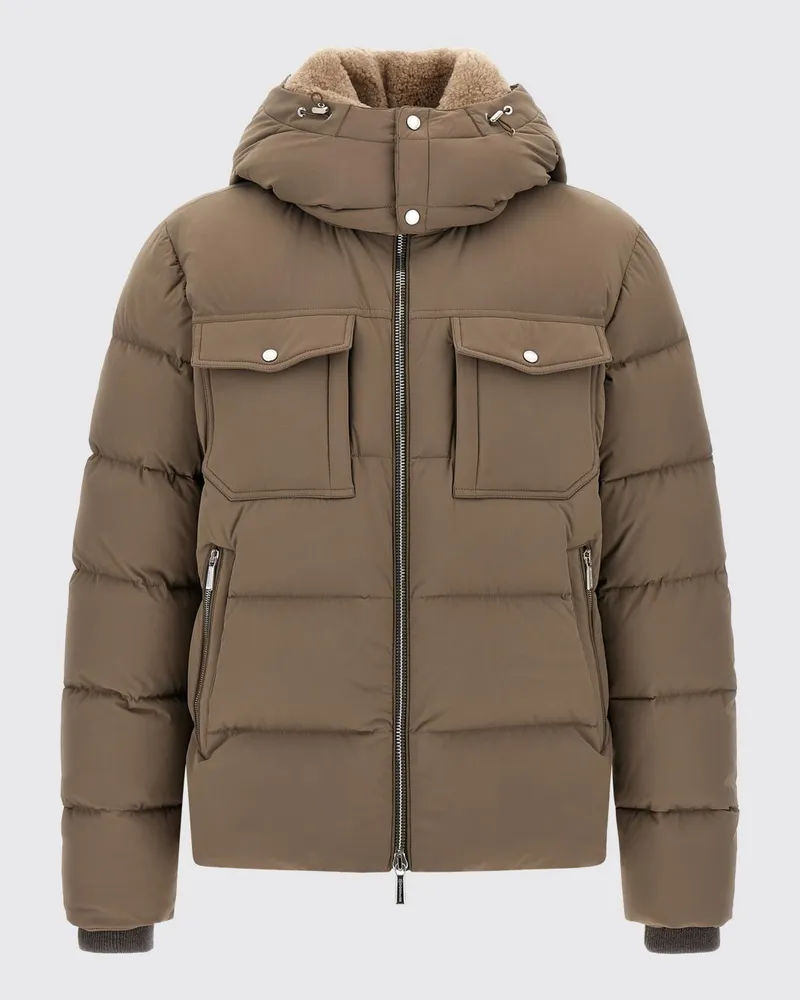 MOORER Mantel herren Braun