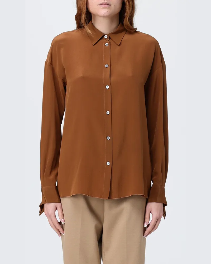 Liviana Conti Hemdbluse damen Braun