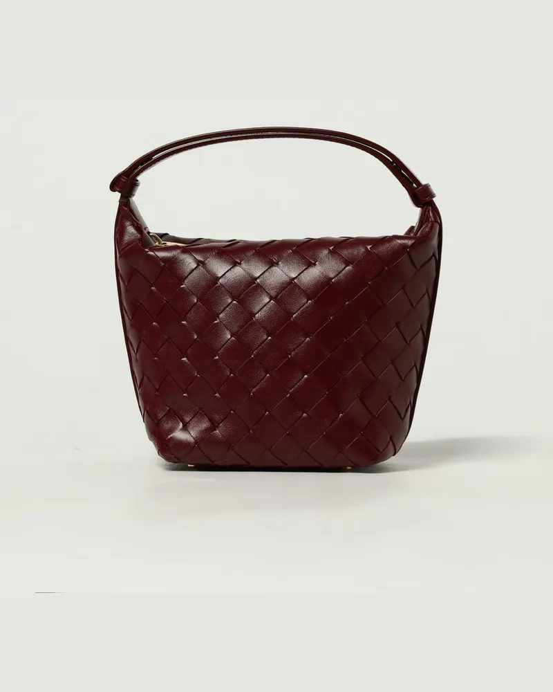Bottega Veneta Schultertasche damen Burgunderrot