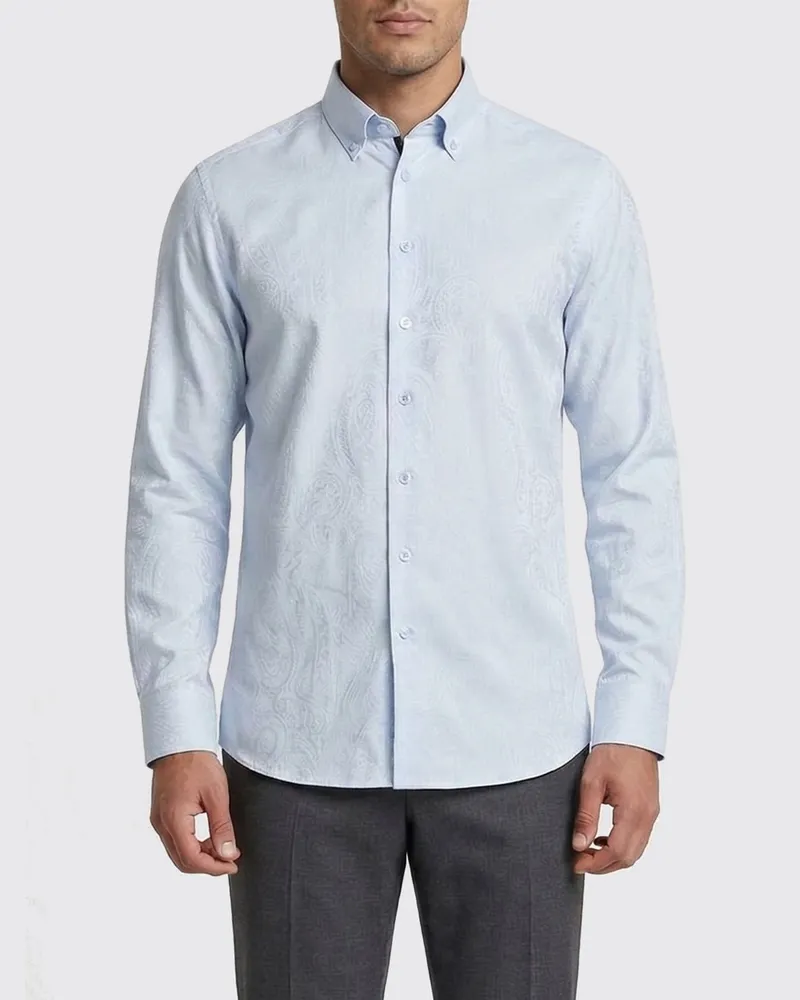 Etro Hemd herren Hellblau
