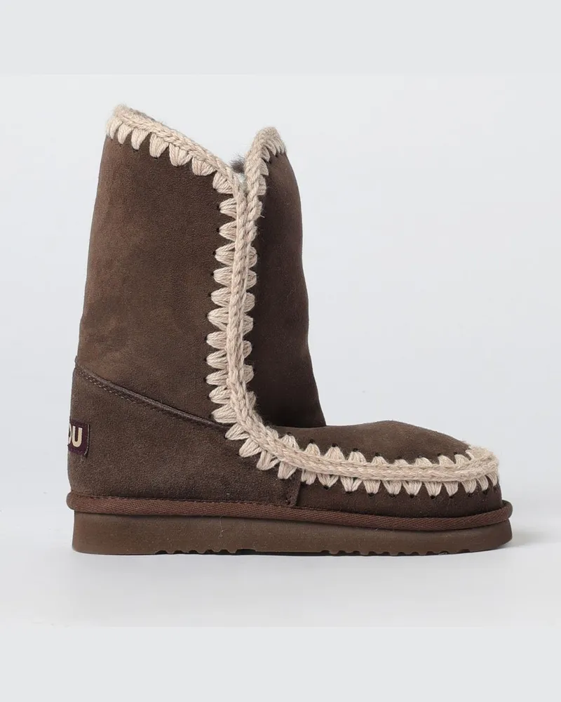 Mou Flache stiefeletten damen Kaffee