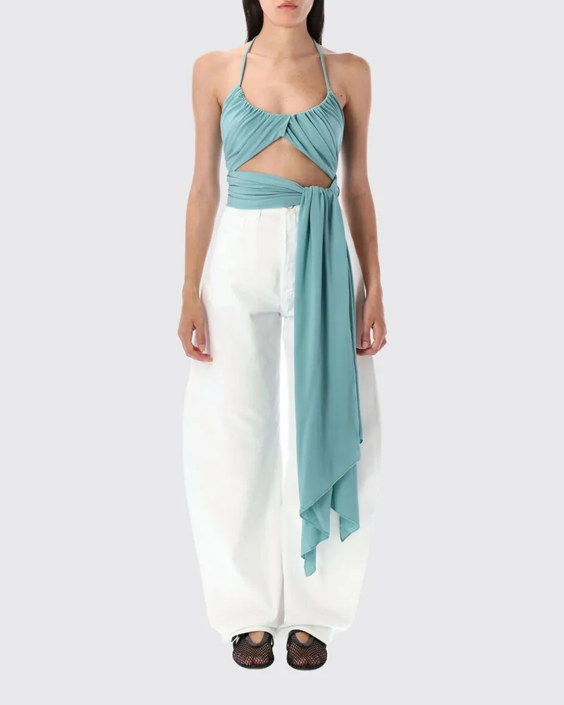 Alaïa Top damen Türkis