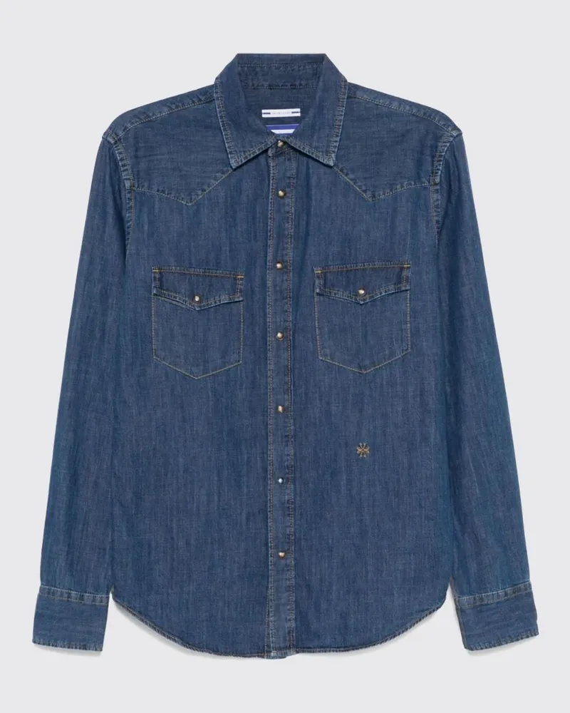 Jacob Cohën Hemd herren Blau