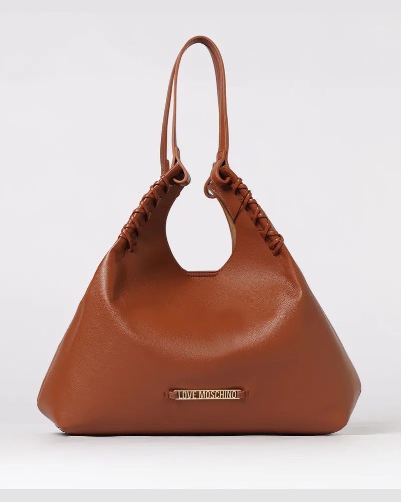 Moschino Schultertasche damen Braun