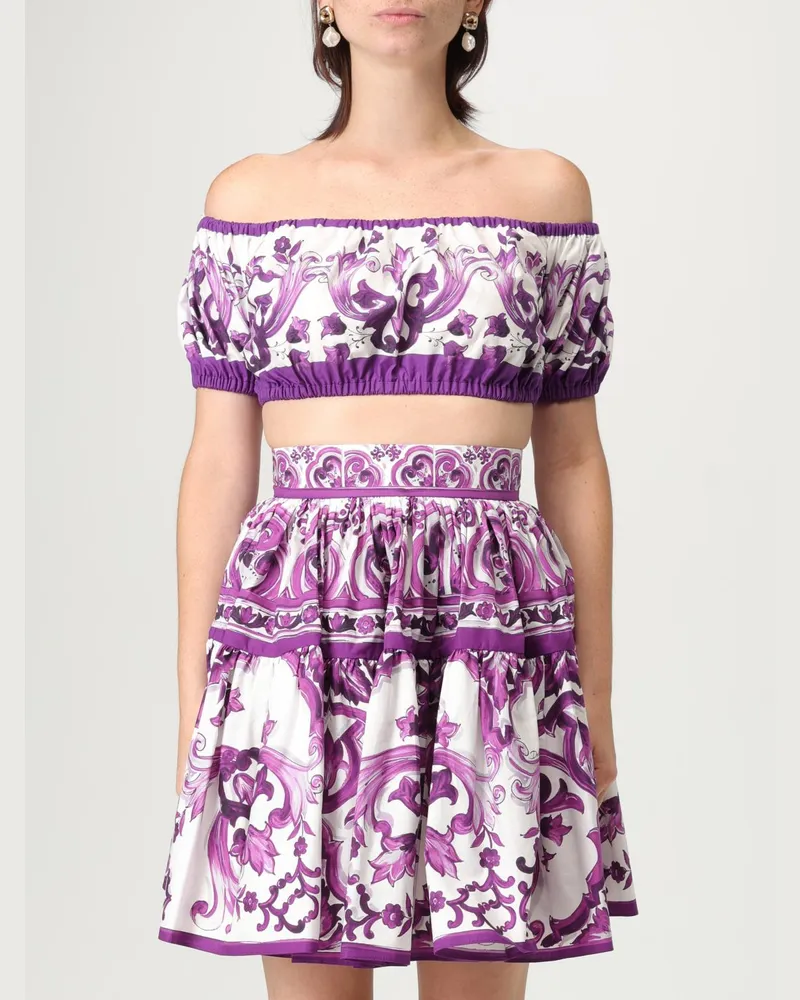 Dolce & Gabbana T-shirt damen Dolce & Gabbana Violett