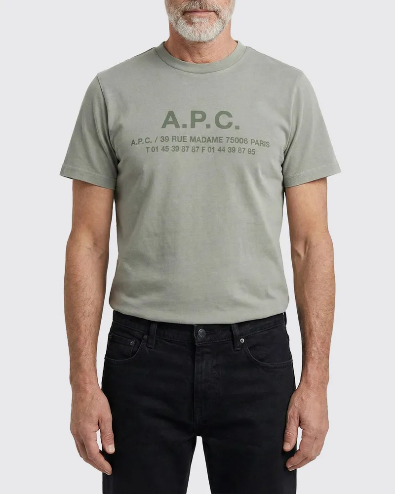 A.P.C. T-shirt herren Grün