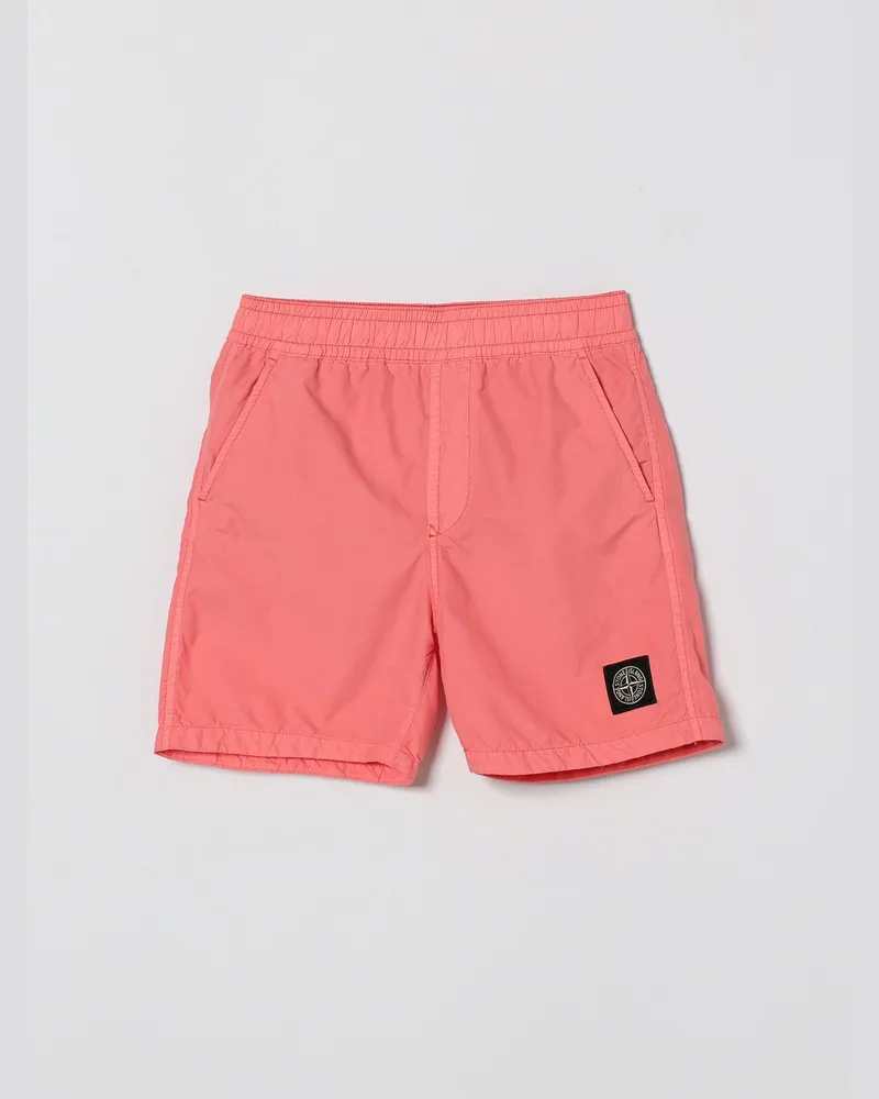 Stone Island Nylon-Shorts Pink