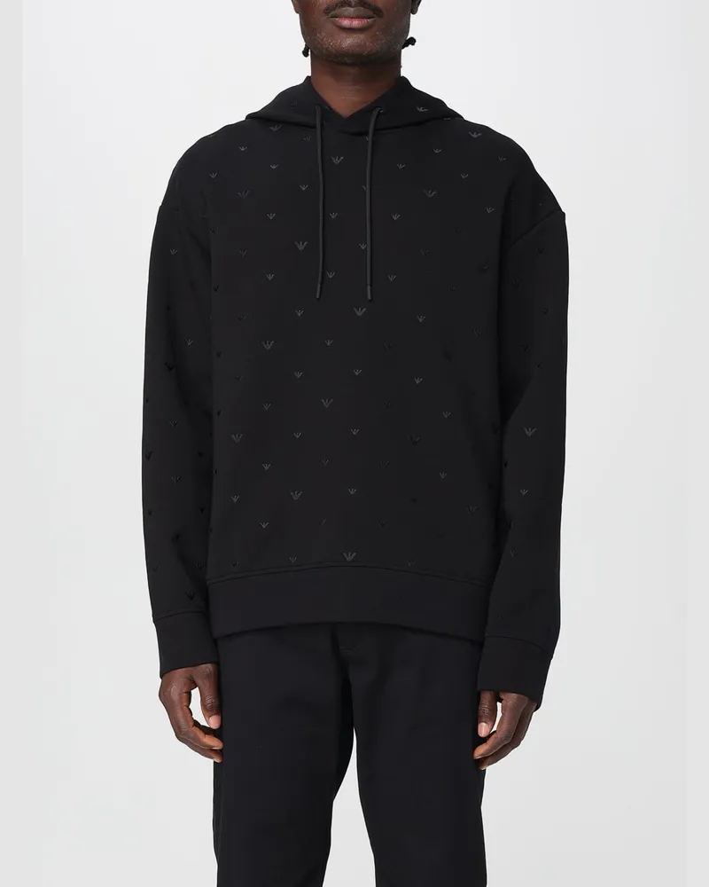 Emporio Armani Sweatshirt herren Schwarz