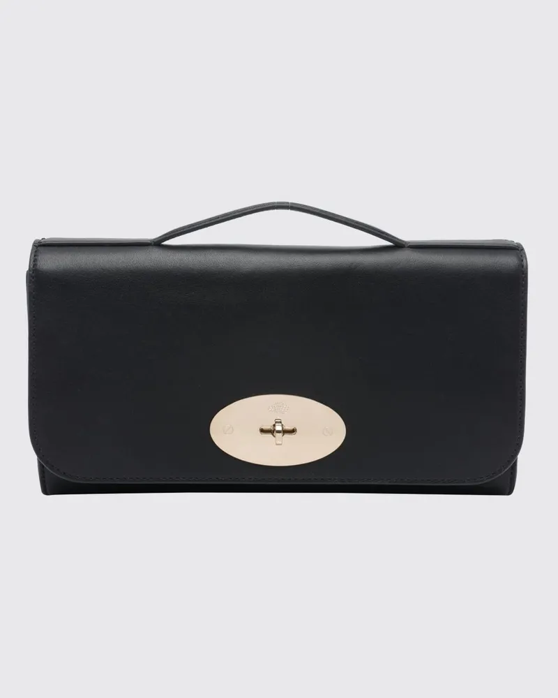 Mulberry Mini-Handtasche aus Kalbsleder mit Postman's-Lock-Verschluss Schwarz