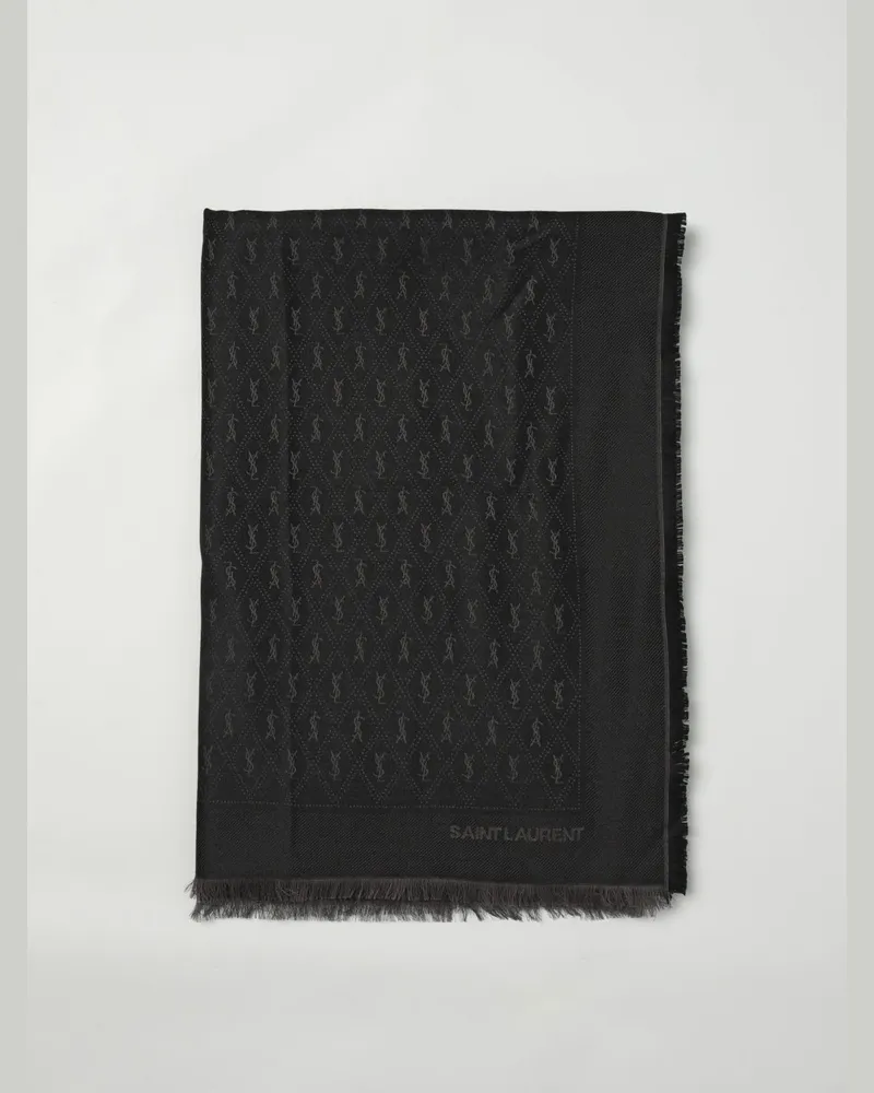 Saint Laurent Schal damen Schwarz