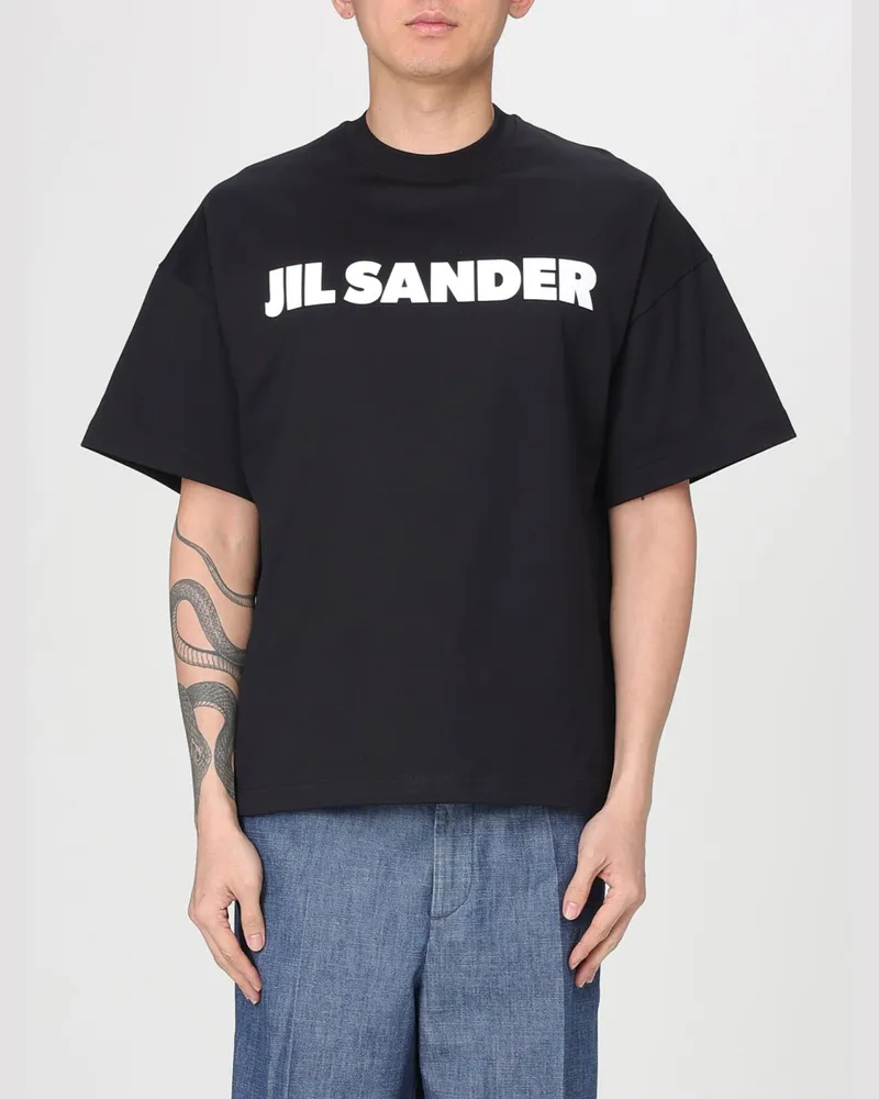 Jil Sander T-shirt herren Schwarz