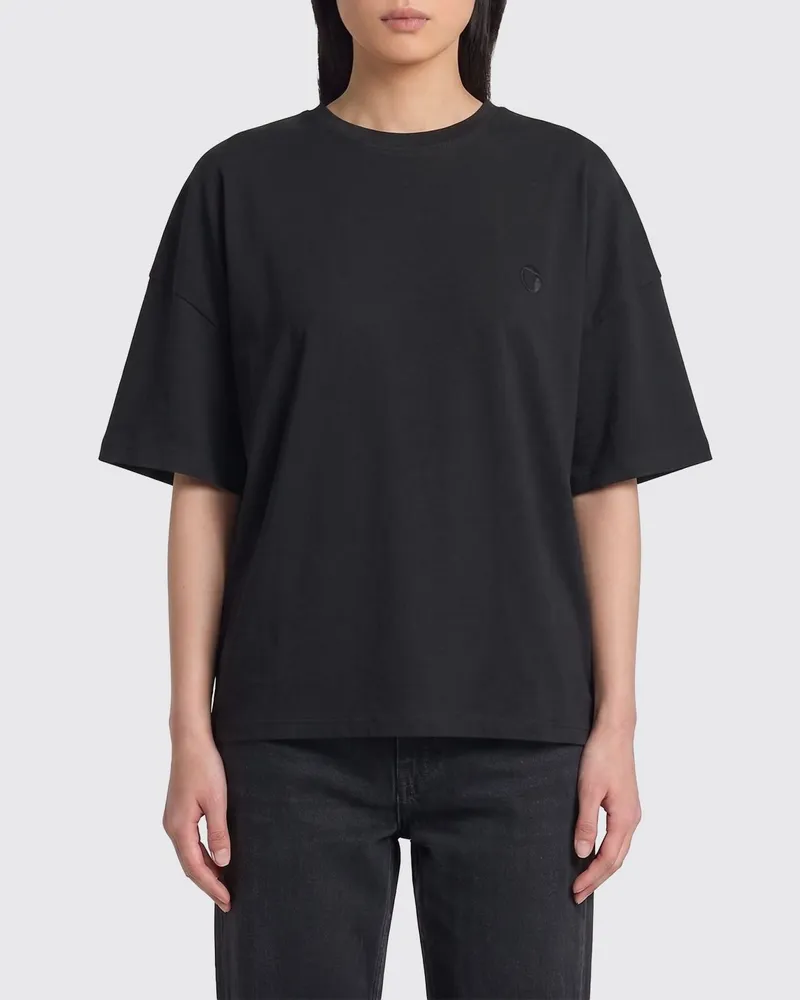 COPERNI Modal-Rundhals-T-Shirt Schwarz