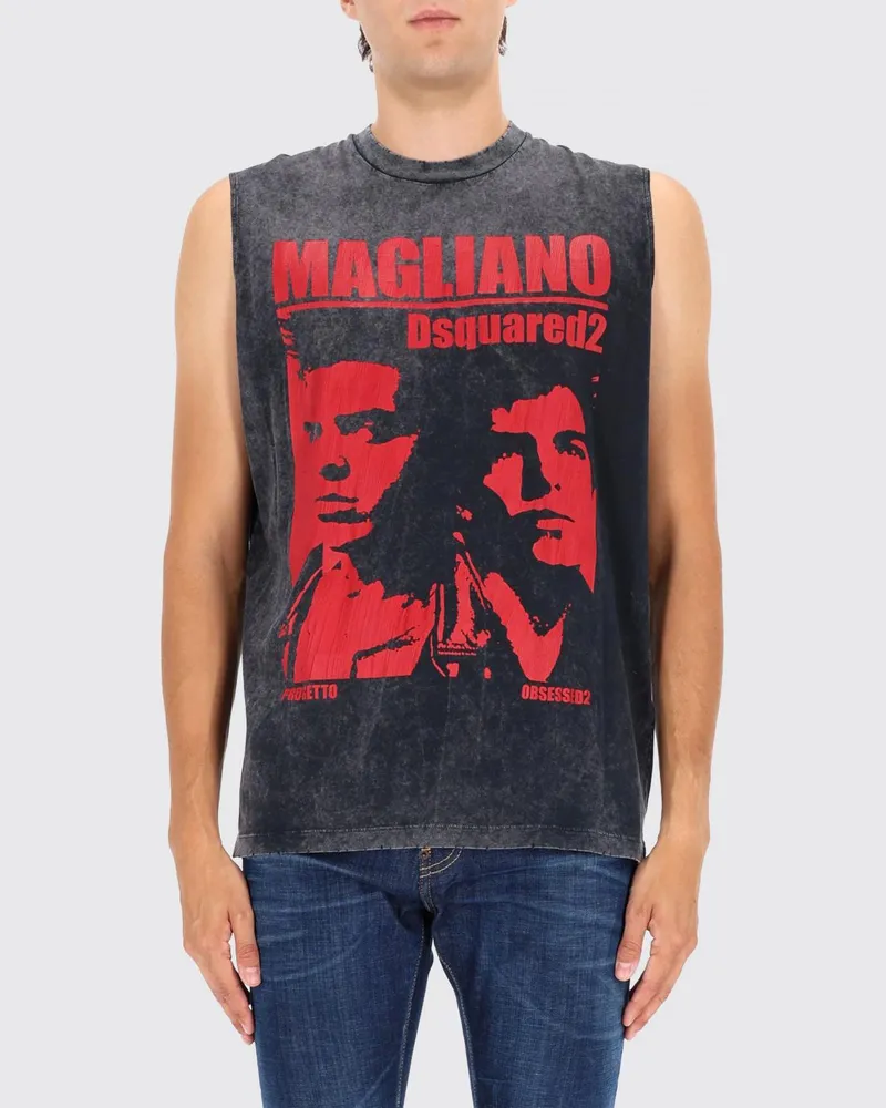 Dsquared2 T-shirt herren Grau